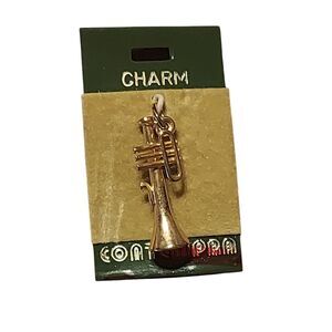 Vintage Contempra Goldtone Horn Charm
